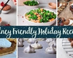 Kidney friendly holiday menu graphic