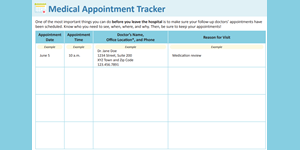 Image of Medical Appointment Tracker